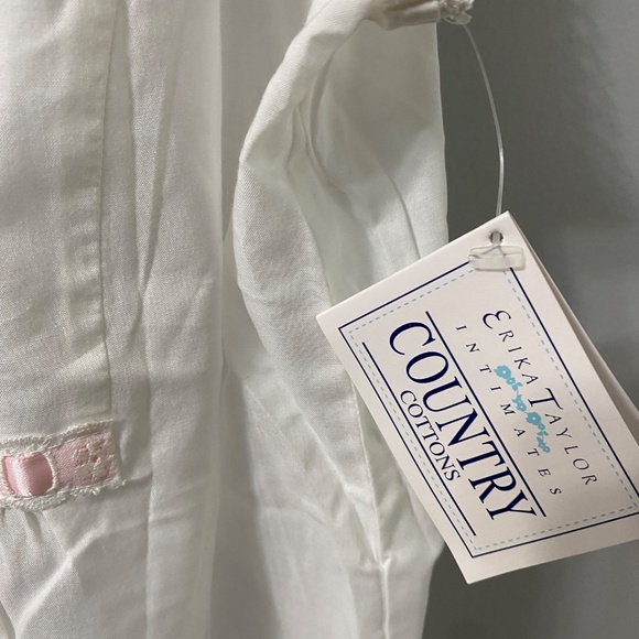 Erica Taylor Intimates 100% cotton Sleeveless Sleep Gown size L - Picture 7 of 7